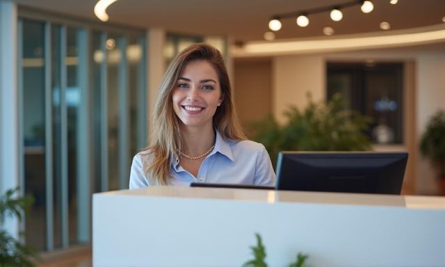 Recepcionista profesional